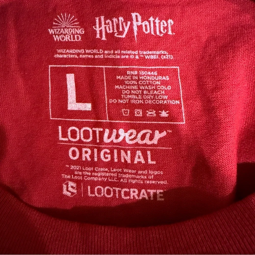 NWOT Loot Crate Lootwear Harry Potter Order of the Pheonix T-Shirt Size Large - Picture 4 of 4